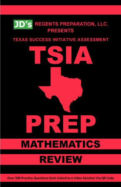JD's Regents TSIA Prep Math  Review