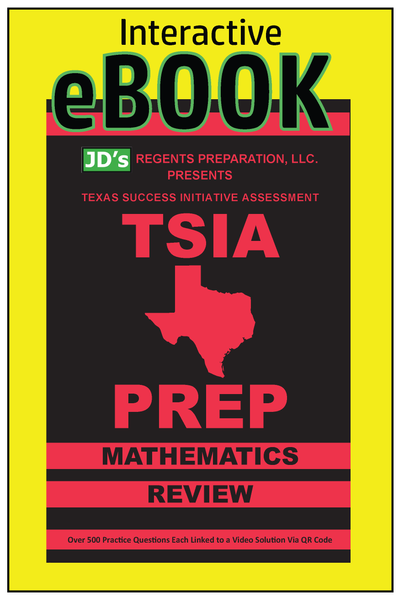 JD's TSIA Prep Mathematics Review eBook