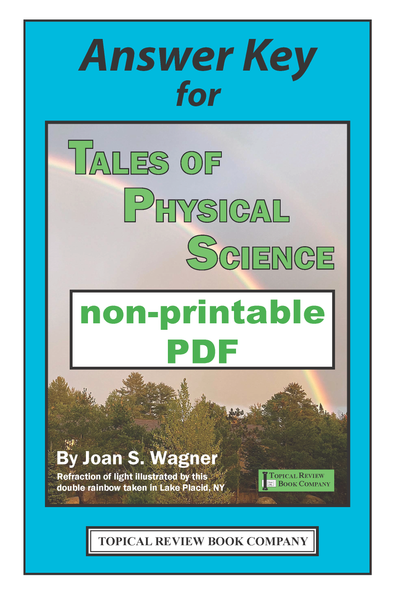Tales of Physical Science Answer Key (Non-printable PDF)
