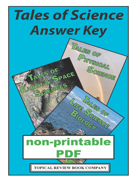 Tales of Sciences Master Answer Key (Non-Printable PDF for ALL 3 BOOKS) )