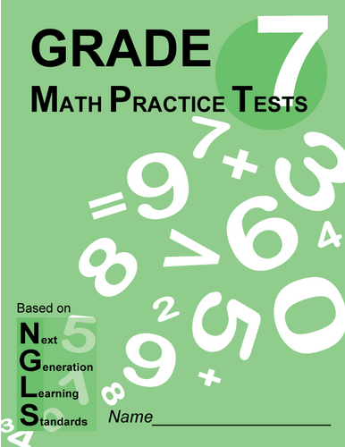 7th grade Math NGLS practice tests for sale | Topical Review Book ...