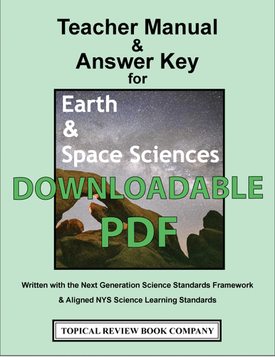 Earth and Space Science Reference Tables Workbook - Answer Key