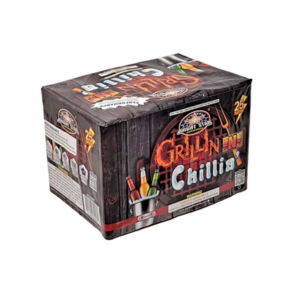Wholesale Firework Cases GRILLIN N CHILLIN 8/1