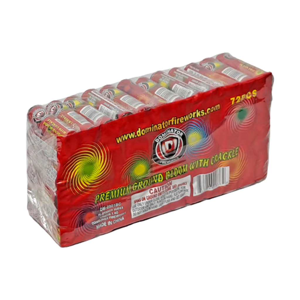 Wholesale Firework Cases Premium Ground Bloom With Crackle 20/12/6