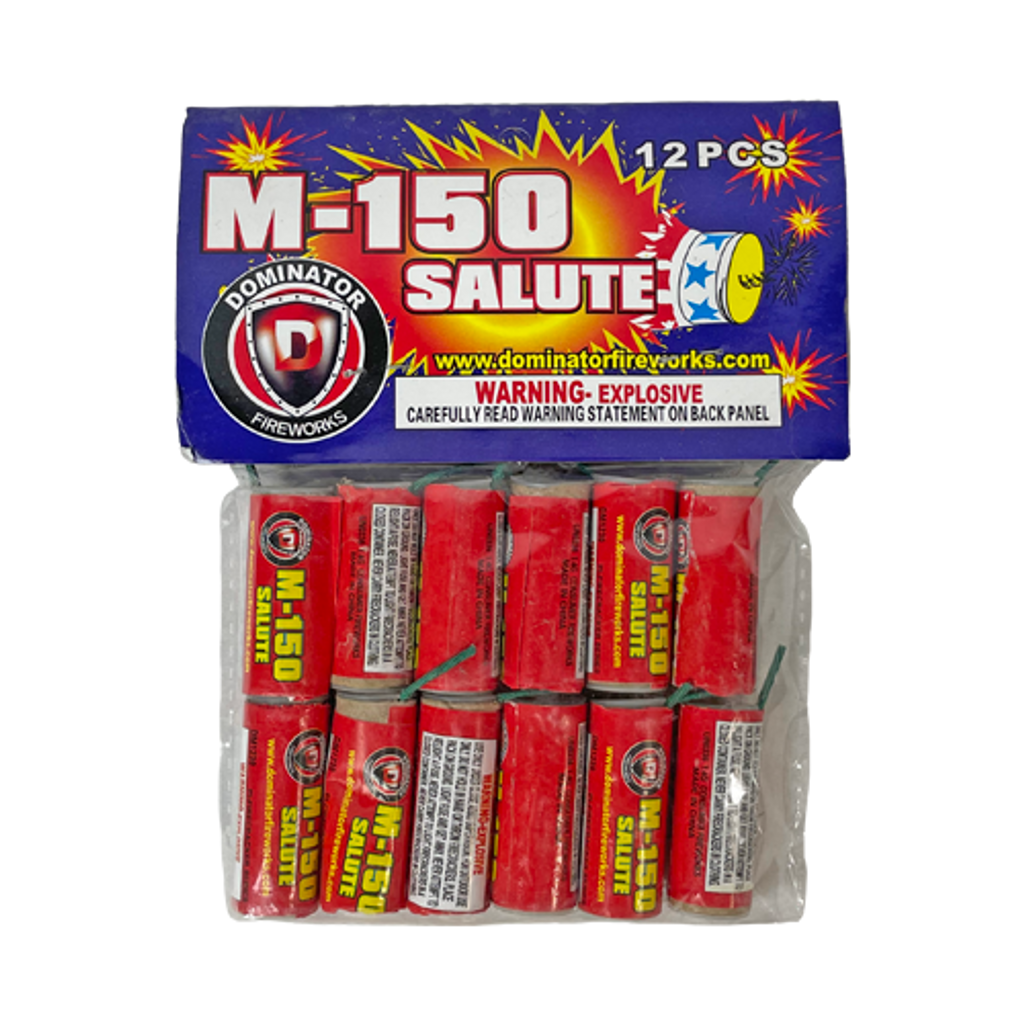 M-150 Salute Firecrackers 12 Pack