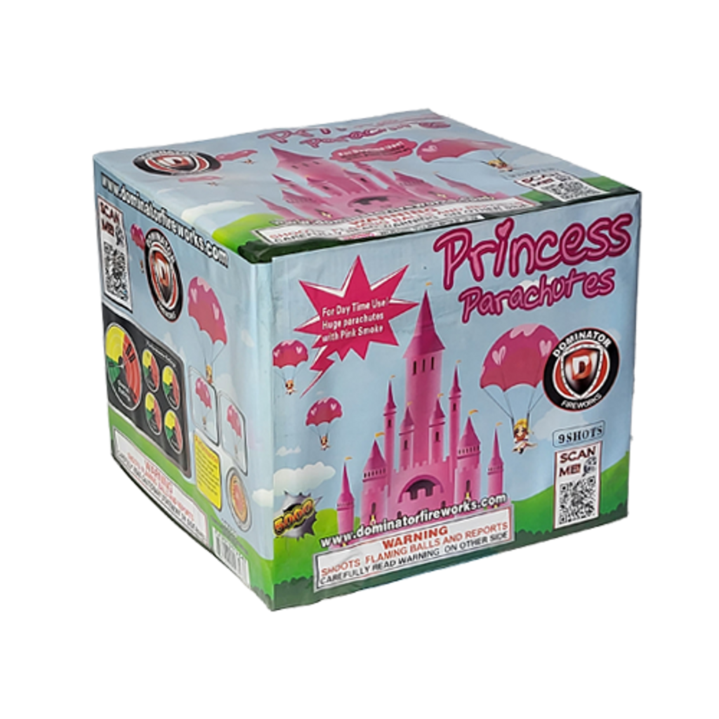 Wholesale Firework Cases Princess Parachutes 4/1