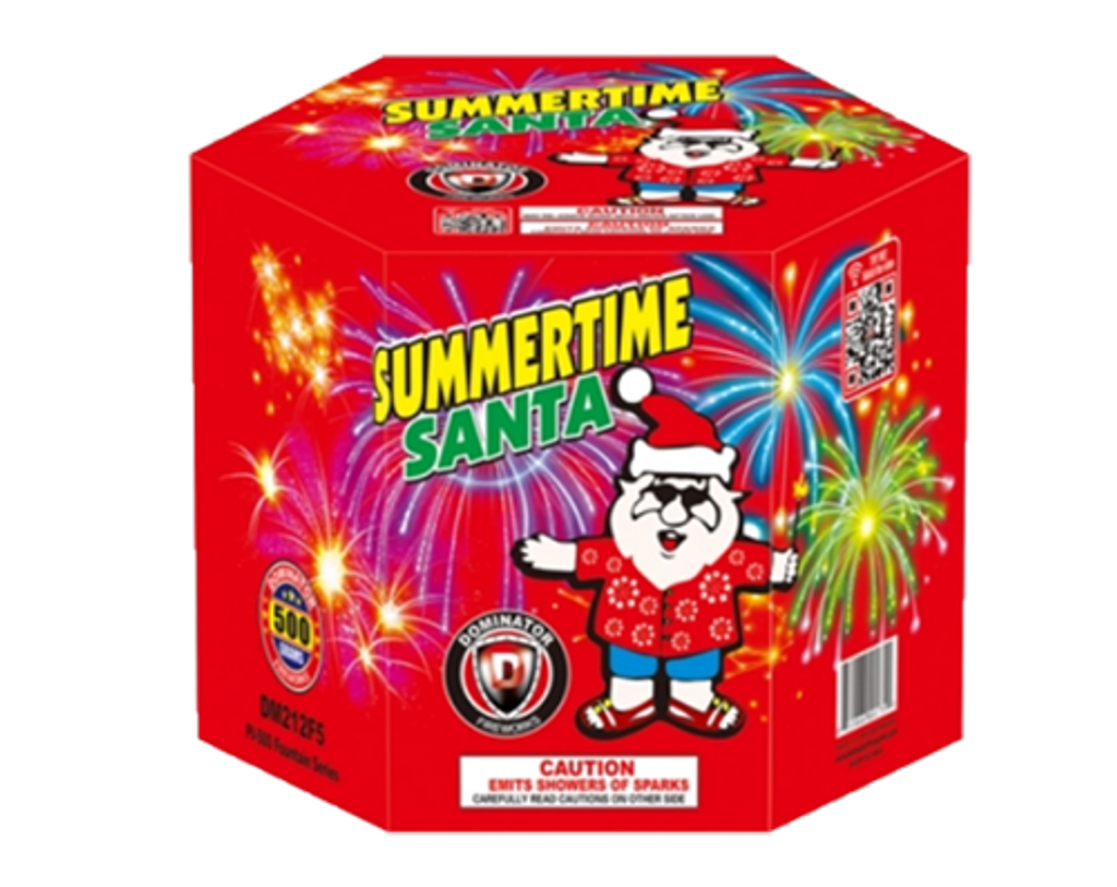 Wholesale Firework Cases SUMMERTIME SANTA FOUNTAIN 4/1