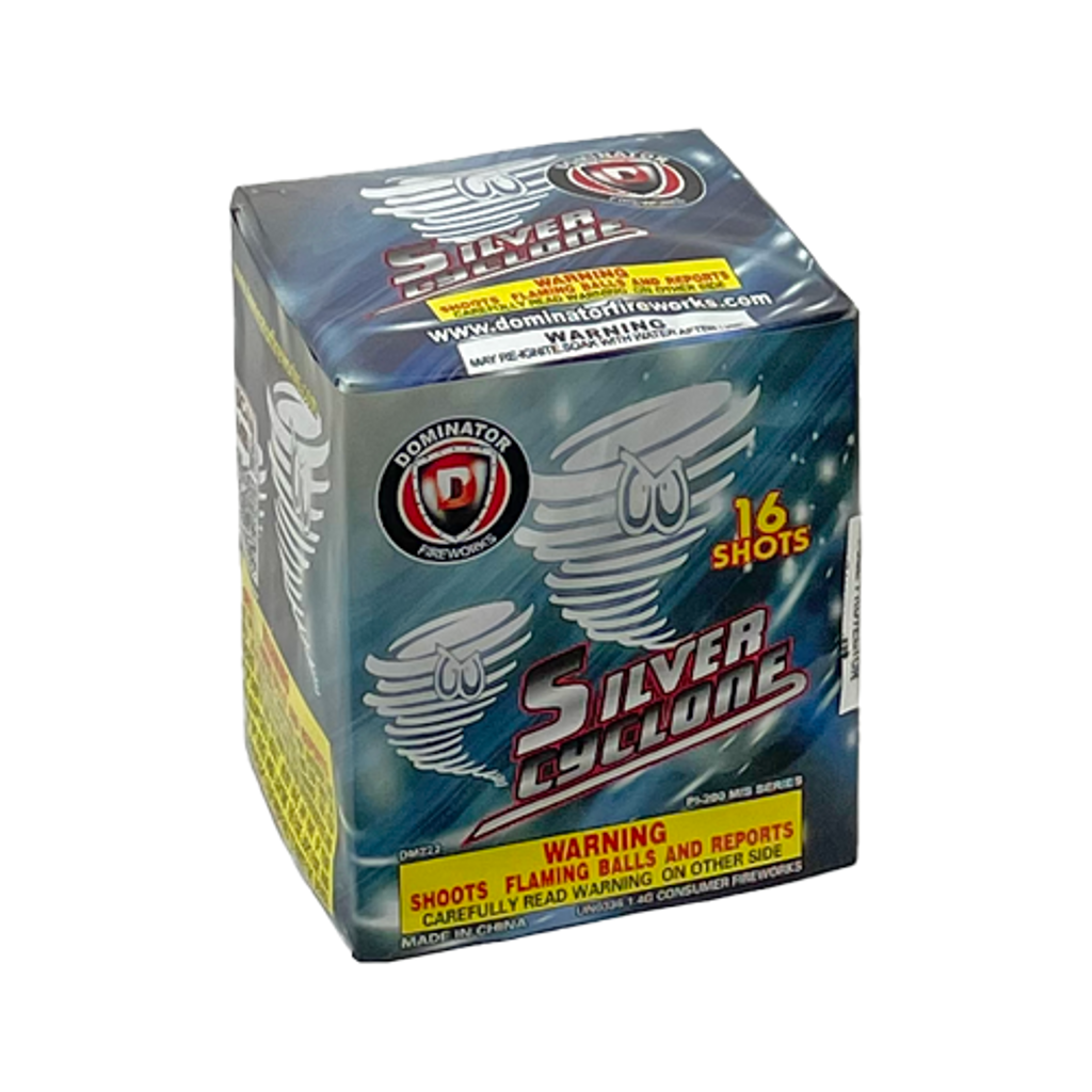 Wholesale Firework Cases Silver Cyclone 24/1