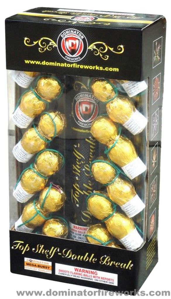 Wholesale Firework Cases TOP SHELF DOUBLE BREAK 6/12