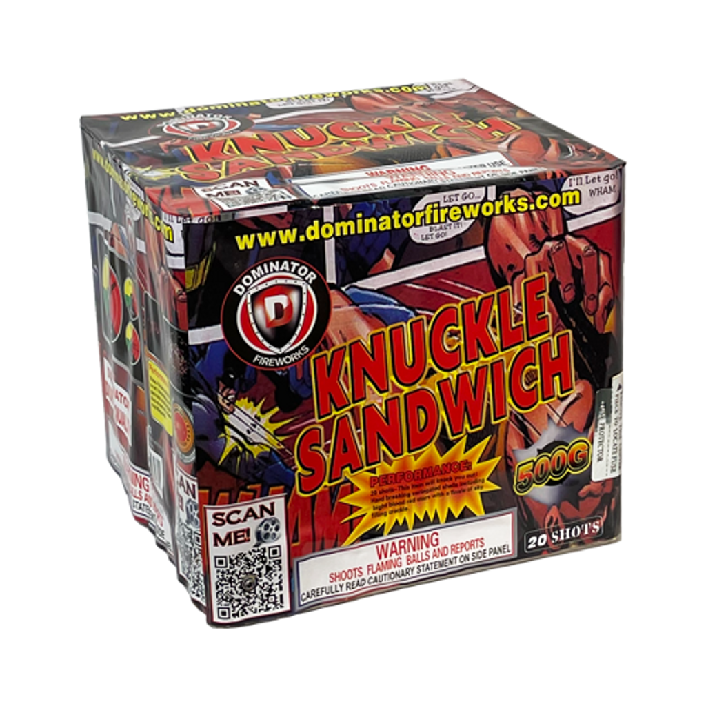 Wholesale Firework Cases KNUCKLE SANDWICH 4/1