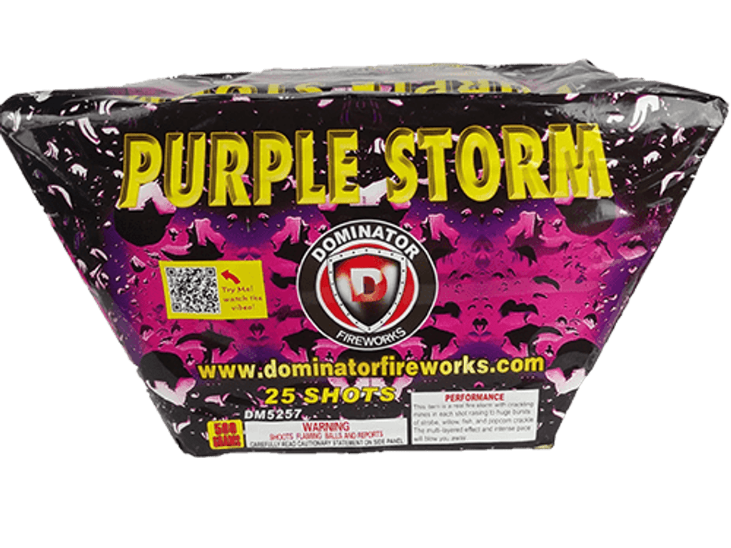 Wholesale Firework Cases Purple Storm 4/1