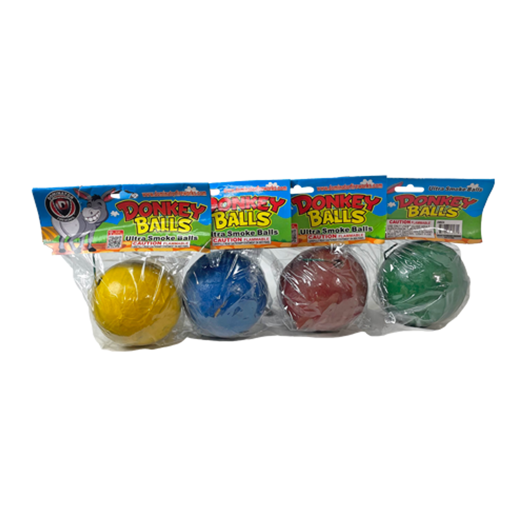 Wholesale Firework Cases DONKEY BALLS ULTRA SMOKE BALLS 9/4