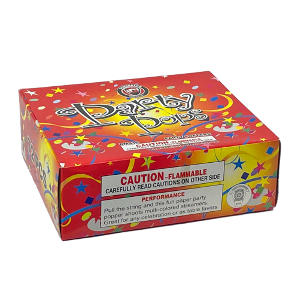 Wholesale Firework Cases Party Pops 72 pack 20/1