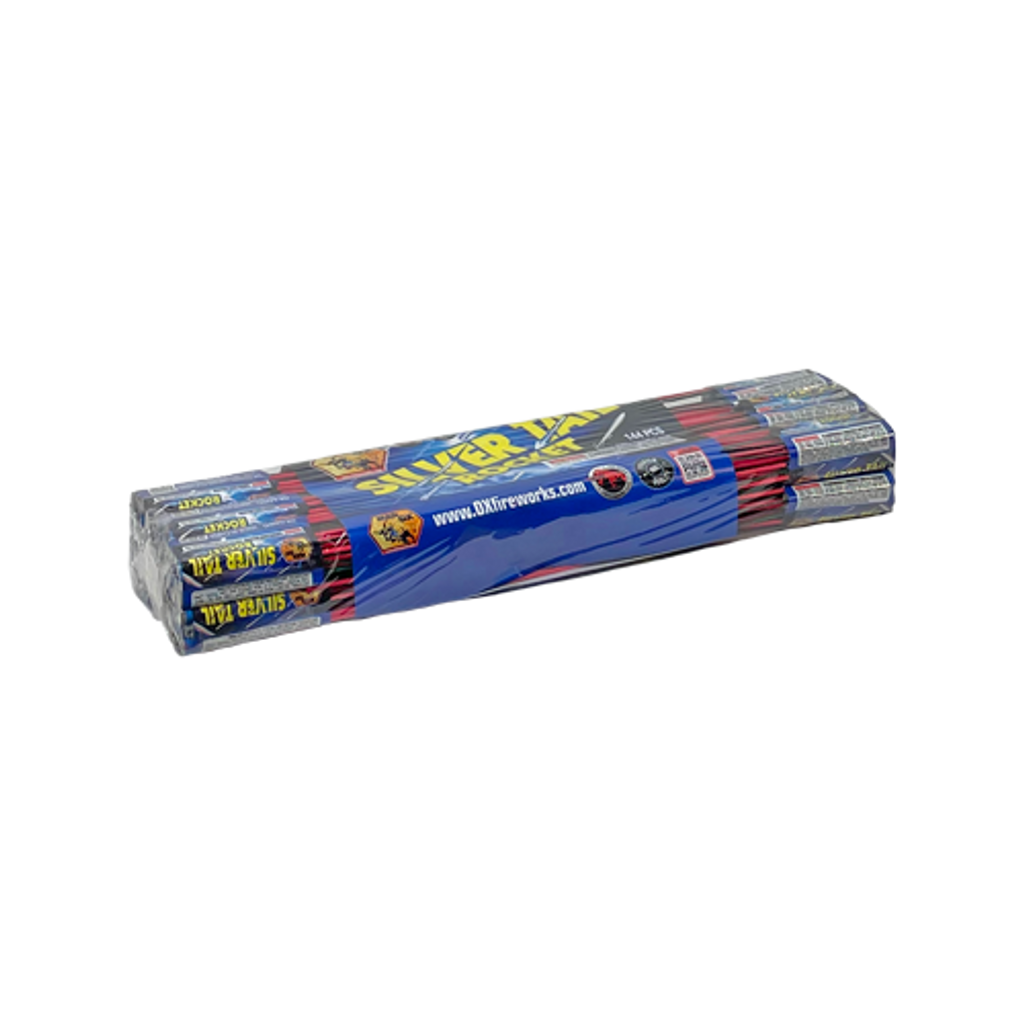 Wholesale Firework Cases Silver Tail Rocket 25/12/12