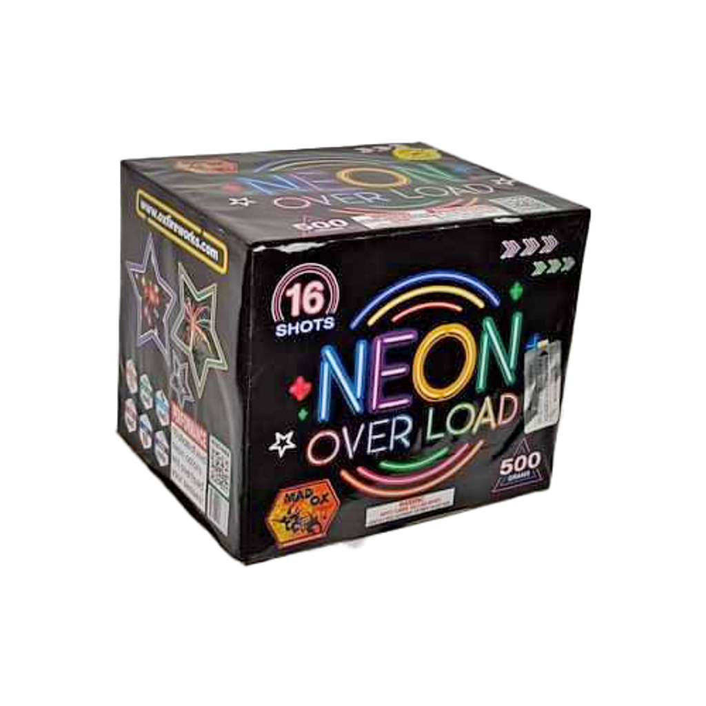 Wholesale Firework Cases Neon Over Load 6/1