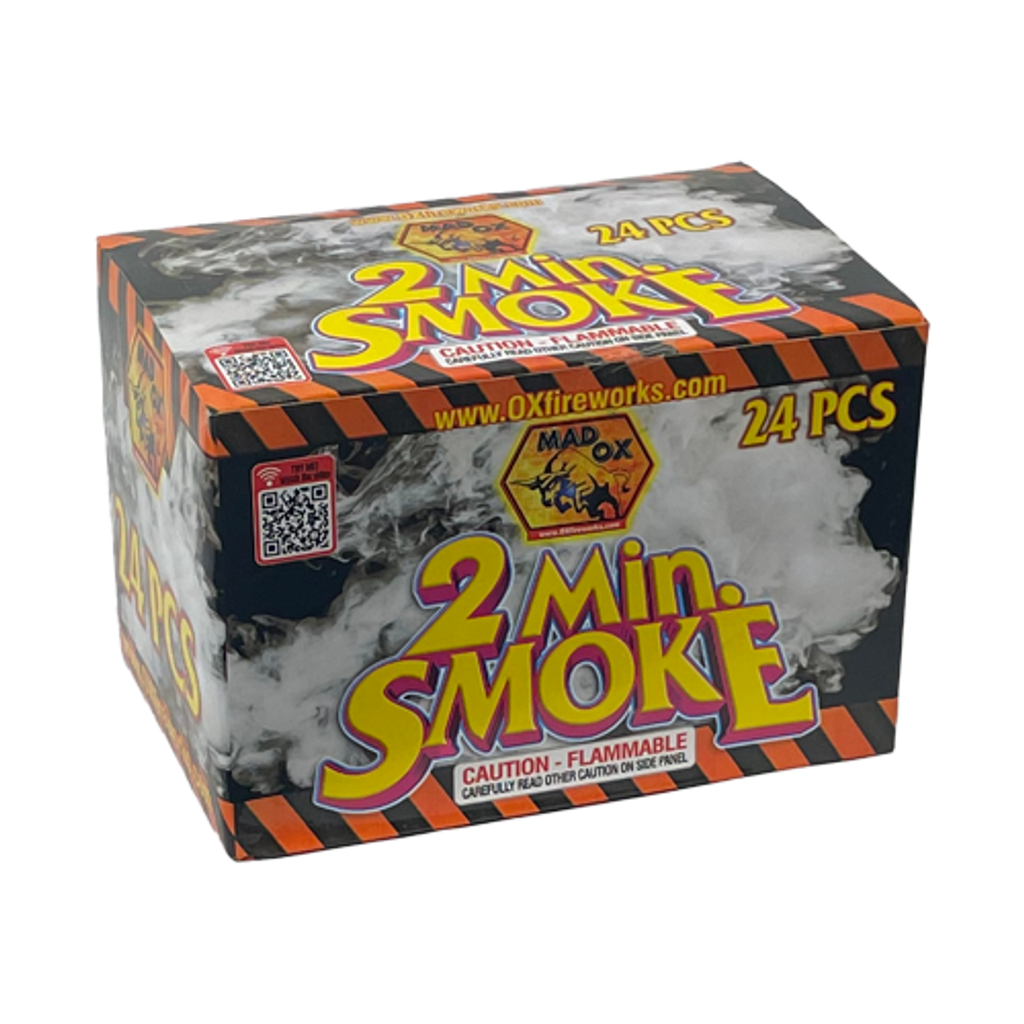 Wholesale Firework Cases OX TWO MIN SMOKE SCREEN 6/24