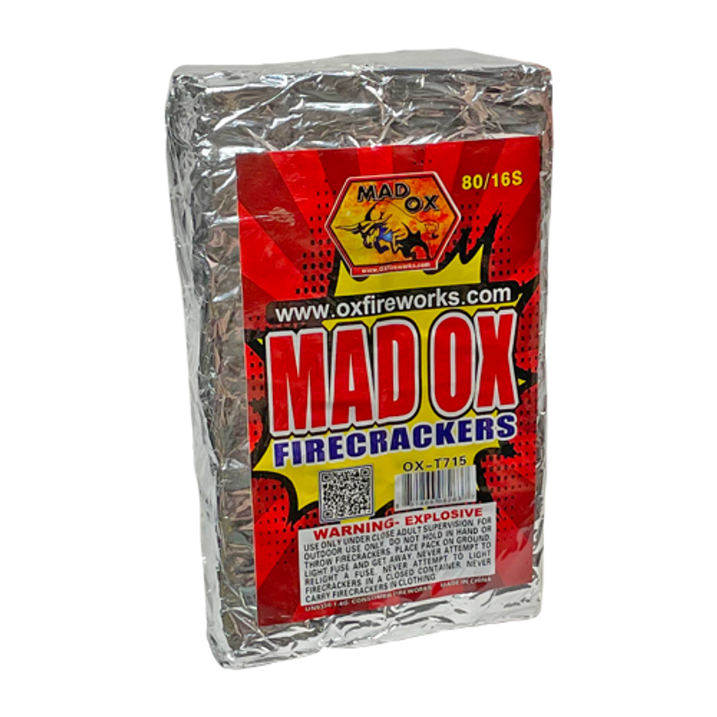 MAD OX FIRECRACKERS 16S (FULL BRICK) 80/16