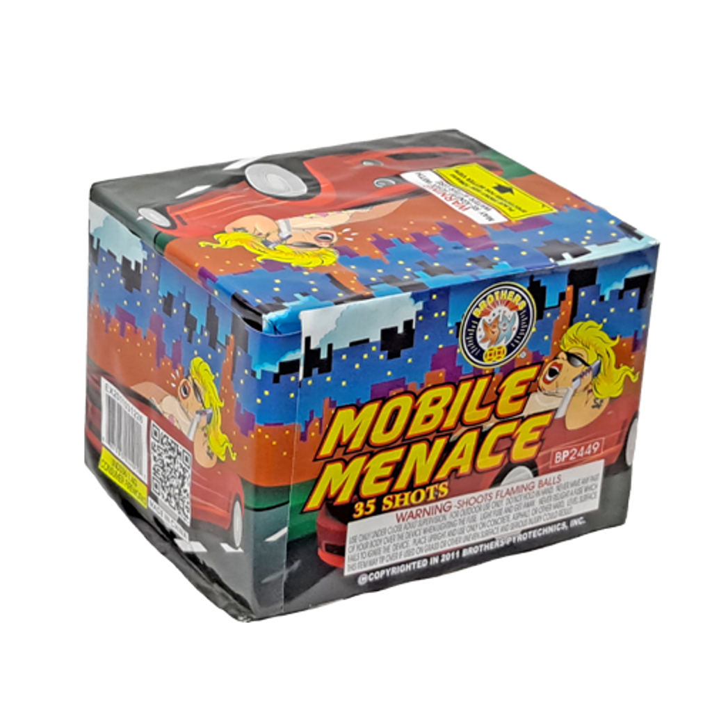 Wholesale Fireworks Cases Mobile Menace 35 Shot 12/1