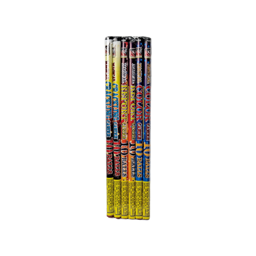 Magic Roman Candle ASST. 10 Ball