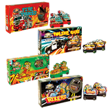 Wholesale Firework Cases Police Cars/Fire Trucks/Bikers/Skateboarders 9/4