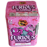 Wholesale Firework Cases Furious Flamingo 12 Shot 12/1