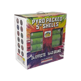 Wholesale Firework Cases - Pyro Packed 5 Inch Shootin Shells 4/1 Wholesale Firework Cases - Pyro Packed 5 Inch Shootin Shells 4/1