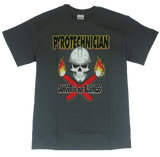 PYROTECHNICIAN DANGER IS OUR BUSINESS GREY SHIRT