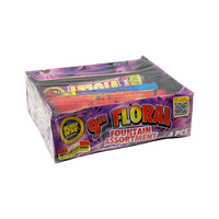 Wholesale Firework Cases 9 Inch Floral Fountain Assortment  18/1