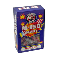 Wholesale Firework Cases M-150 Salute Firecrackers - 36 pack 40/1