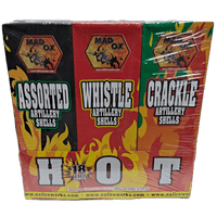 Wholesale Firework Cases COMPACT ASSORTED ARTILLERY SHELLS 12/1