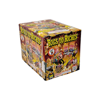 Wholesale Firework Cases Rags to Riches 18 Shot 4/1