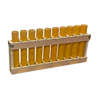 MORTAR RACK W/ 10 1.91" YELLOW FIBERGLASS TUBES