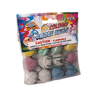 COLOR SMOKE BALLS 12PK