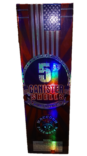 Wholesale Firework Cases Xl 5In Canister Shells 4/24