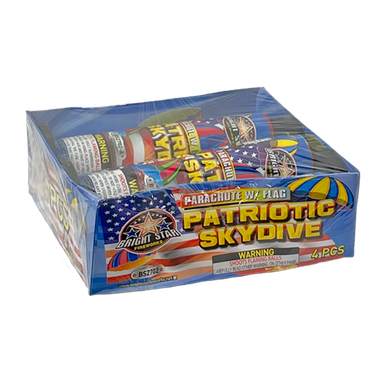 Wholesale Firework Cases - Patriotic Skydive 18/1