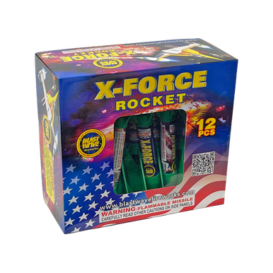 Wholesale Firework Cases - X Force Rocket 18/1