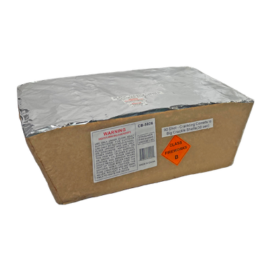 Wholesale Firework Cases - 90 Shot Crackling Comets to Big Crackle Shells 2/1