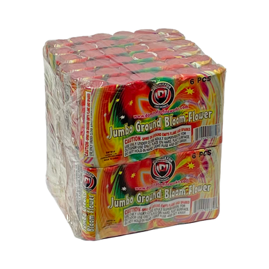 Jumbo Ground Bloom Flower - 12 Packs of 6