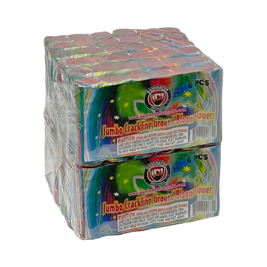 Wholesale Firework Cases - Jumbo Crackling Ground Bloom Flower 12/1