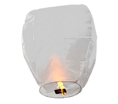 Sky Lantern - All White