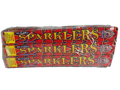 Wholesale Firework Cases #14 Gold Electric Sparkler 6/24