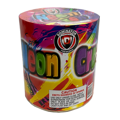 Wholesale Firework Cases - Neon Crash Fountain 8/1