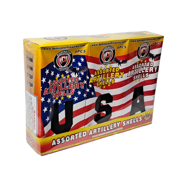 Assorted Artillery Shells - 3 Packs of 6