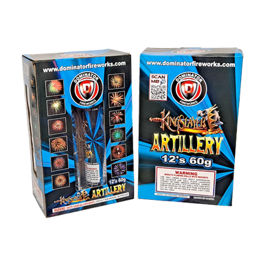 Wholesale Firework Cases Kingslayer-12'S 60G Artillery 6/12