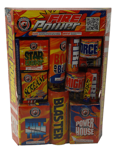 Wholesale Firework Cases Fire Power Assortment 6/1