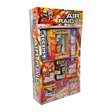 Wholesale Firework Cases Air Raid Assortment 4/1