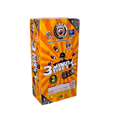 Wholesale Firework Cases - 3 Minute Time Bomb 3/1
