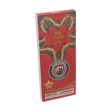Star Shaped Sparkler - 6 Pack
