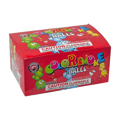 Wholesale Firework Cases - Color Smoke Balls (Clay) 20/1
