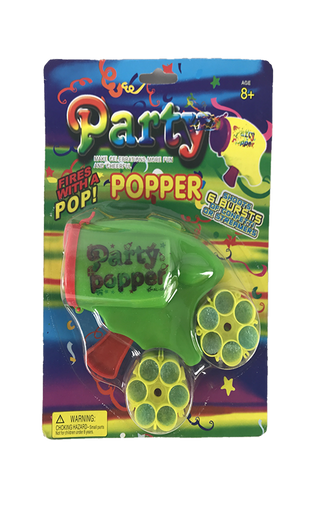 Party Popper Gun - 6 Shots